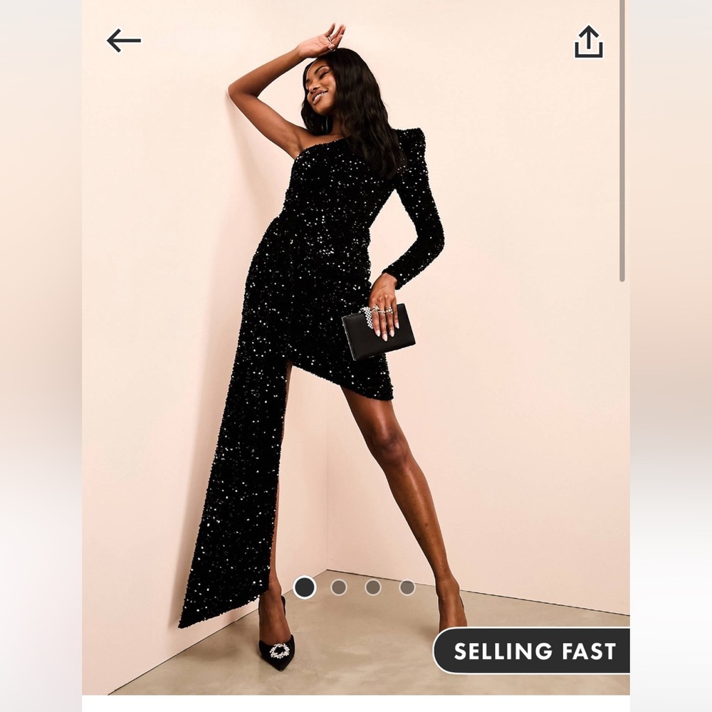 ASOS lux sequin dress